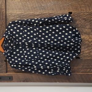 Madewell inkdot button up M